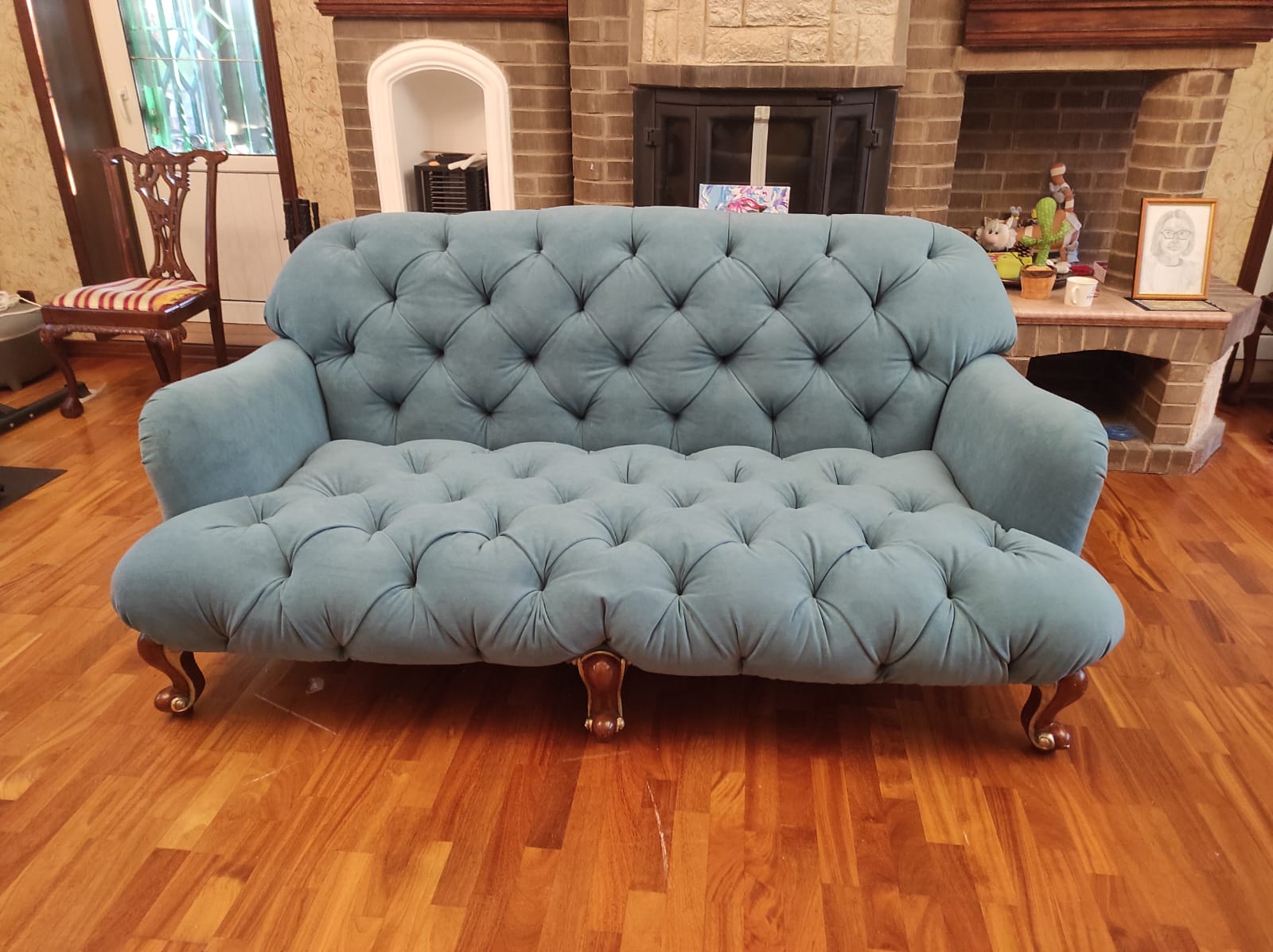 Обивка дивана. Кашира