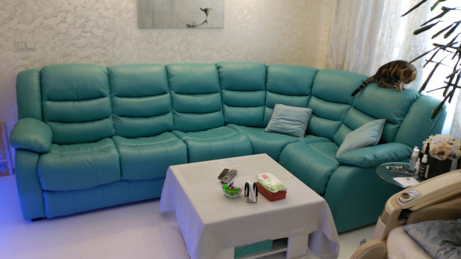 Перетяжка дивана на дому. Кашира